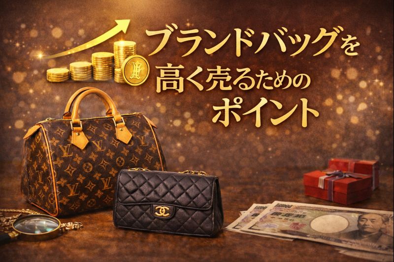 ブランドバッグを高く売るためのポイント
