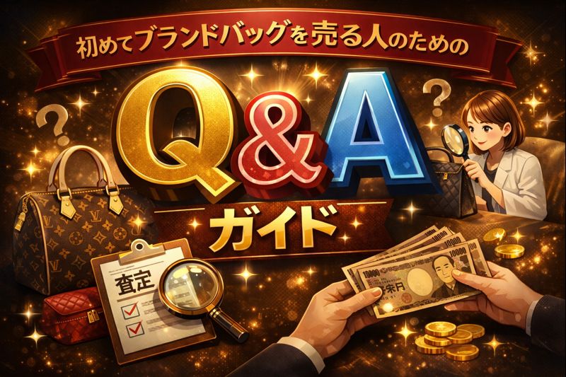 初めてブランドバッグを売る人のためのQ&Aガイド ｜不安解消と高く売るコツ